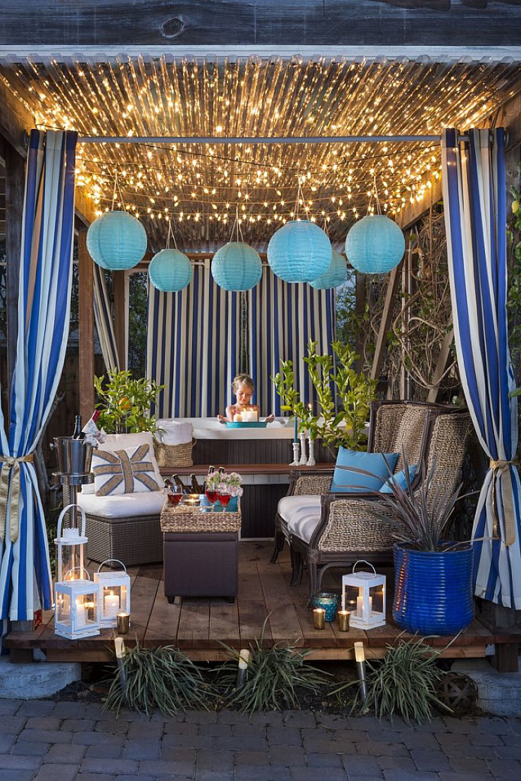 decorated patio photo by Carrie D. Mader 